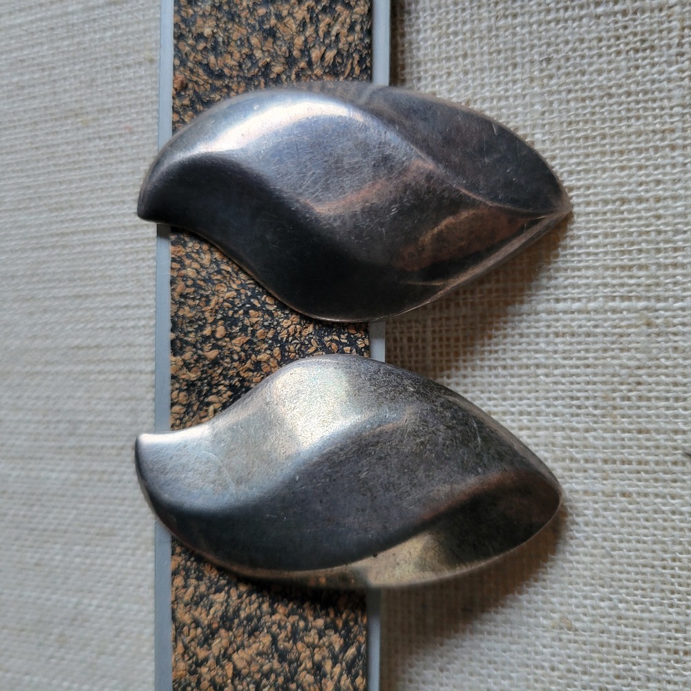 Vintage Mexican Modernist Clip-On Earrings